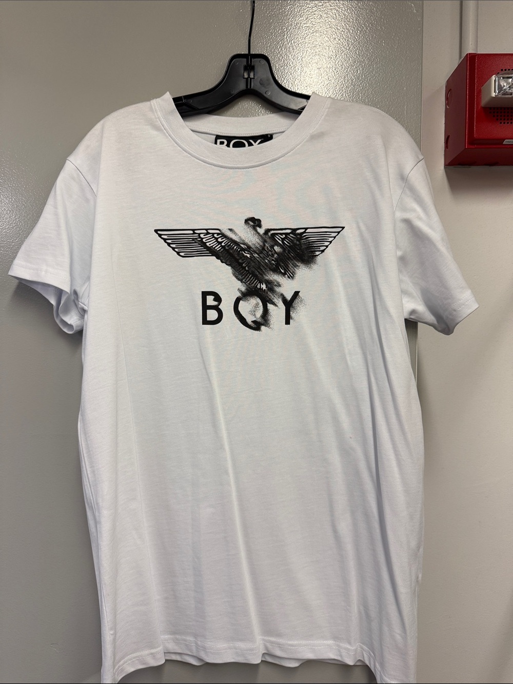 BOY London White Graphic Logo Short Sleeve Tee